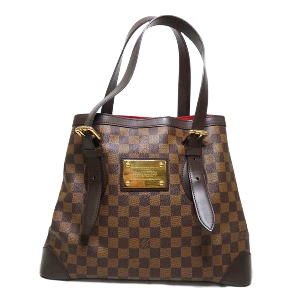 Louis Vuitton Hampstead Damier Canvas Leather Ebene Brown